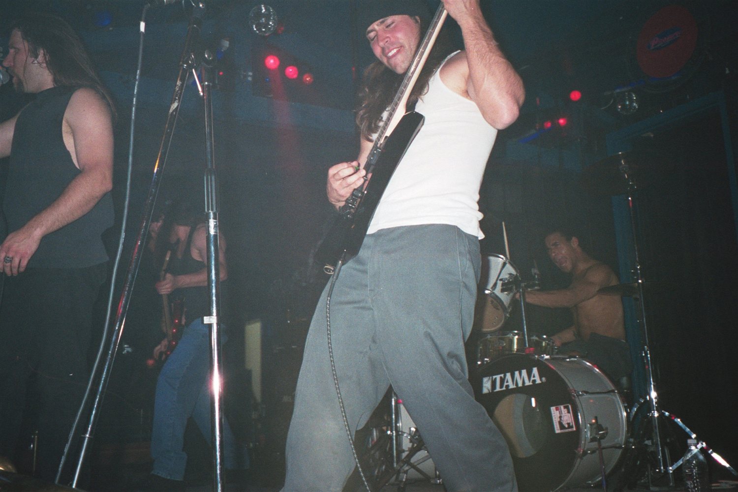 Bass and drums at Pleasures, Pasadena