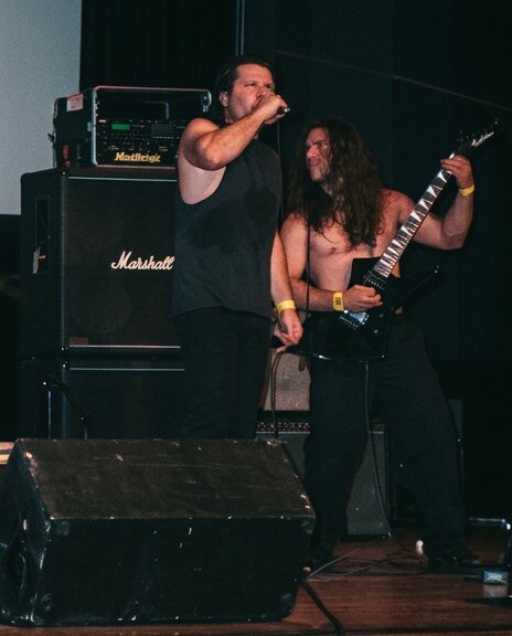Mike and Robert Michaelian at the Milwaukee Metalfest