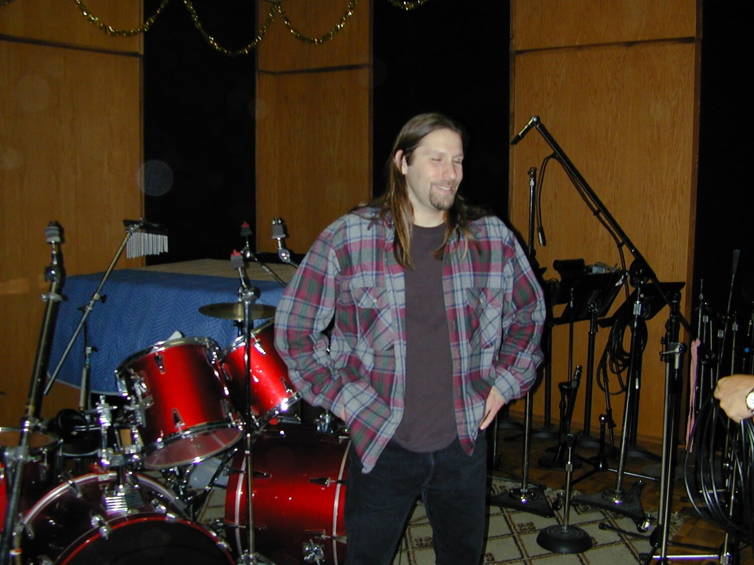 Beside the kit during the Screaming in Horror sessions