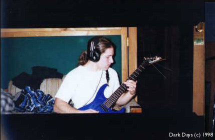 Robert in the studio