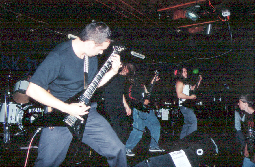 Dark Days on stage at The Shack